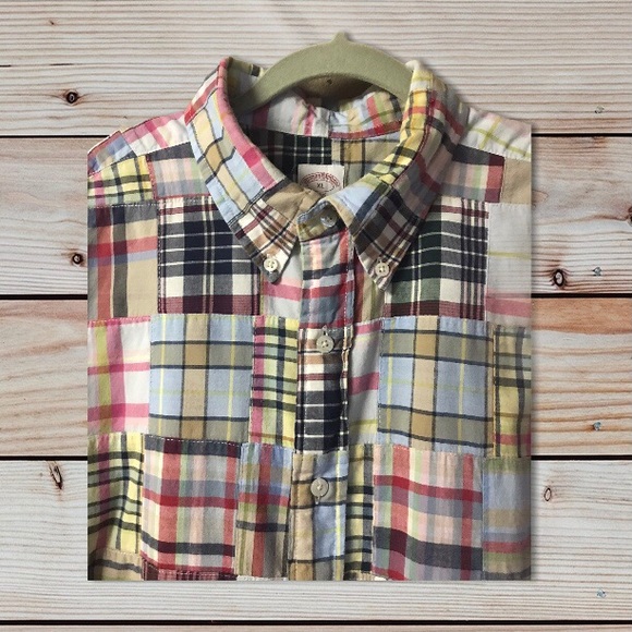Brooks Brothers Other - Brooks Brothers Madras Patchwork Button Down Shirt